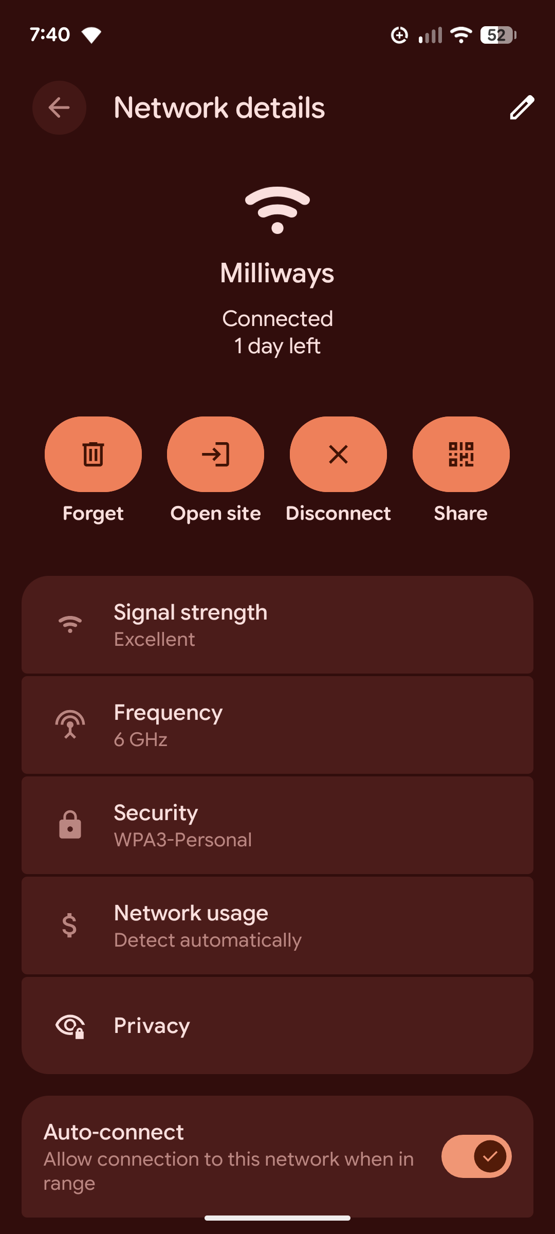 Android WiFi Open Site and Expiry